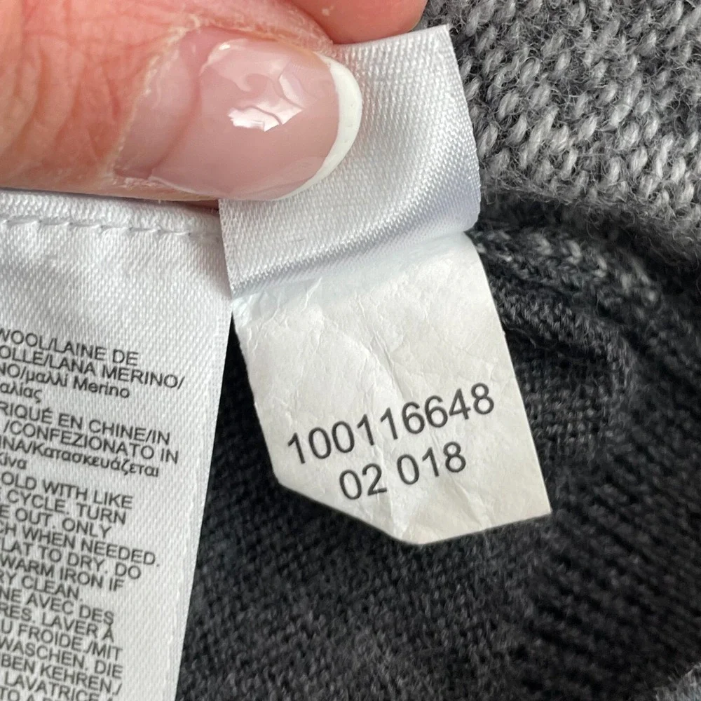 Brooks Brothers V Neck Vest Men 2XL Grey Extra Fine Merino Wool Houndstooth NWOT